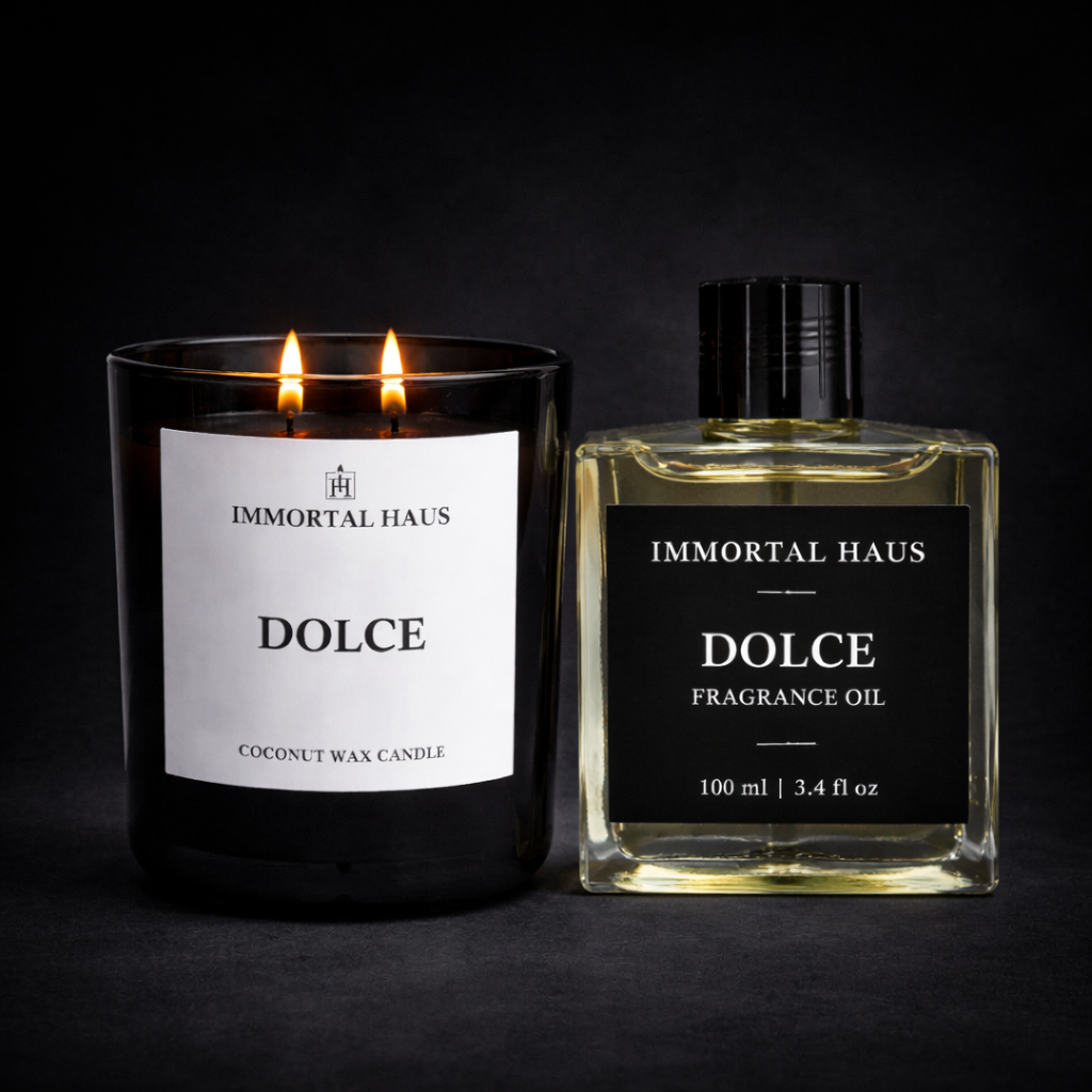 Dolce Candle + Fragrance Oil Set