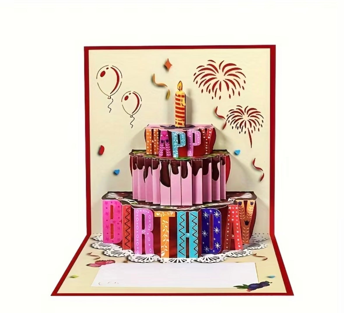 Happy Birthday Pop-Up Card