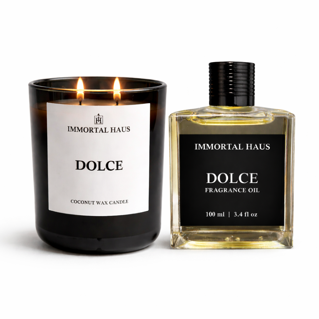 Dolce Candle + Fragrance Oil Set
