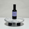 Alchemy room and linen spray in black glass bottle, plum, amber, and black tea scent, 3.4oz