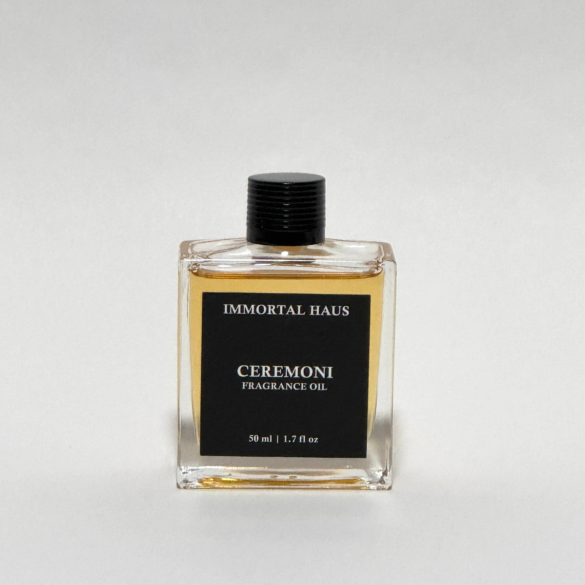 Ceremoni fragrance oil in glass bottle, palo santo and sage scent, for cold air diffusers