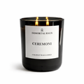 Ceremoni luxury coconut wax candle, palo santo, sage and amber scent, 12oz with two cotton wicks.