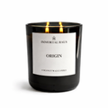 Origin luxury coconut wax candle, peppermint, eucalyptus, coconut milk scent, 12oz with two cotton wicks.
