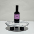 Ritual room and linen spray in black glass bottle, rose water, floral, and musk scent, 3.4oz
