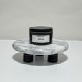 Ritual travel candle in charcoal gray tin, rose water and musk scent, 6.3 oz single wick